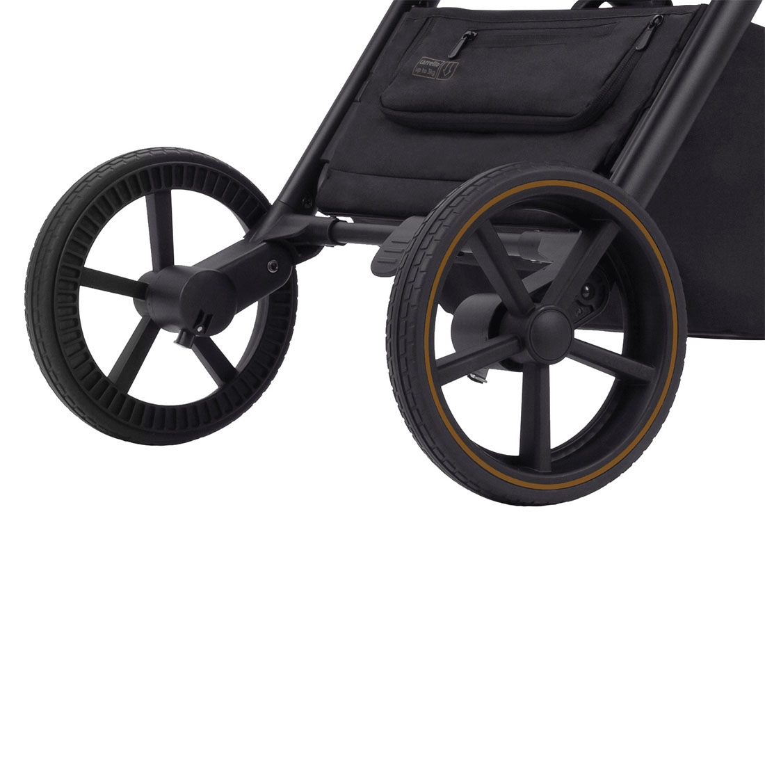 El cochecito universal Epica 3 en 1 2025 la absorción de choque Adaptativa suavizará el recorrido del cochecito y absorberá el exceso de vibración.