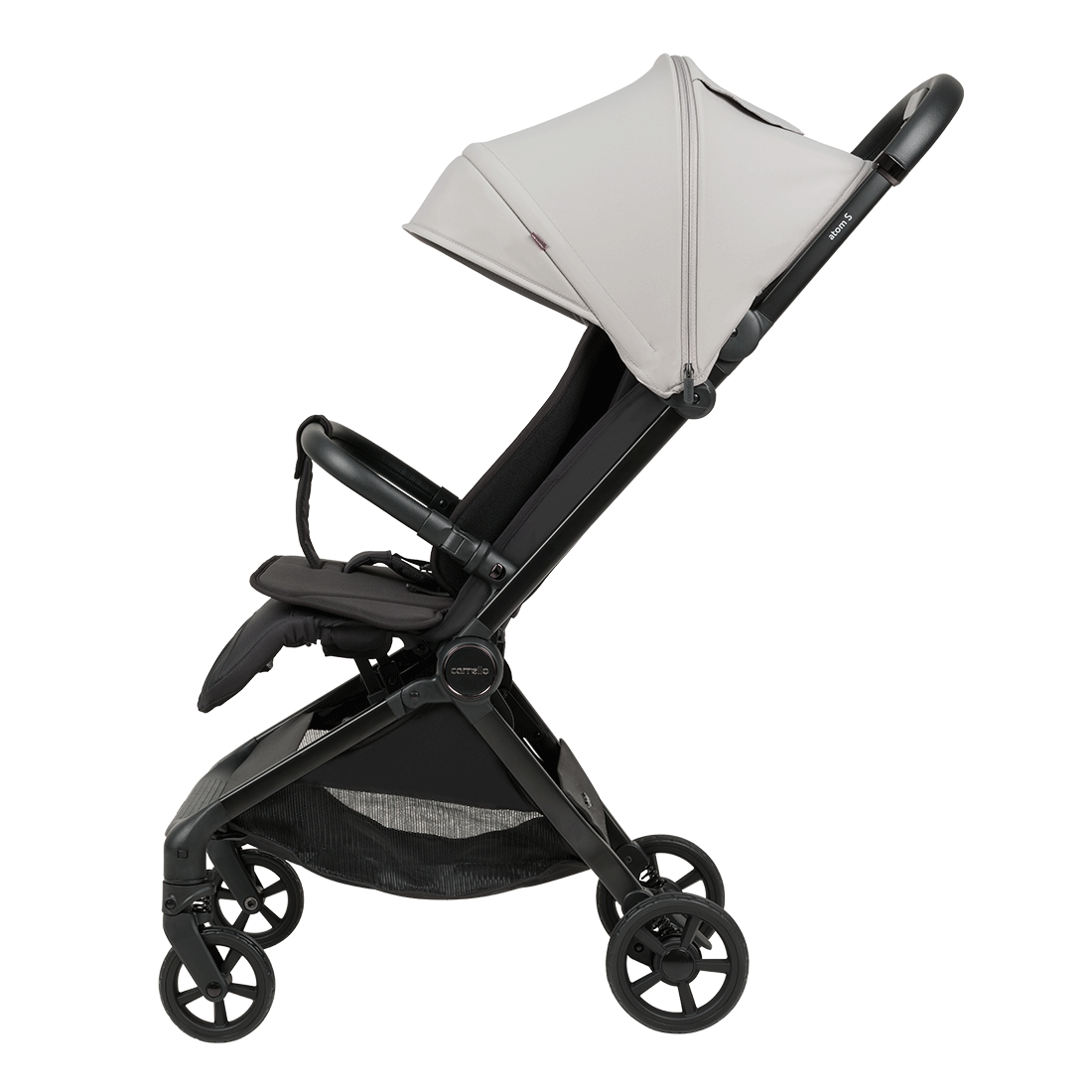 Silla de paseo Atom s 2025 Respaldo con ajuste mecánico.