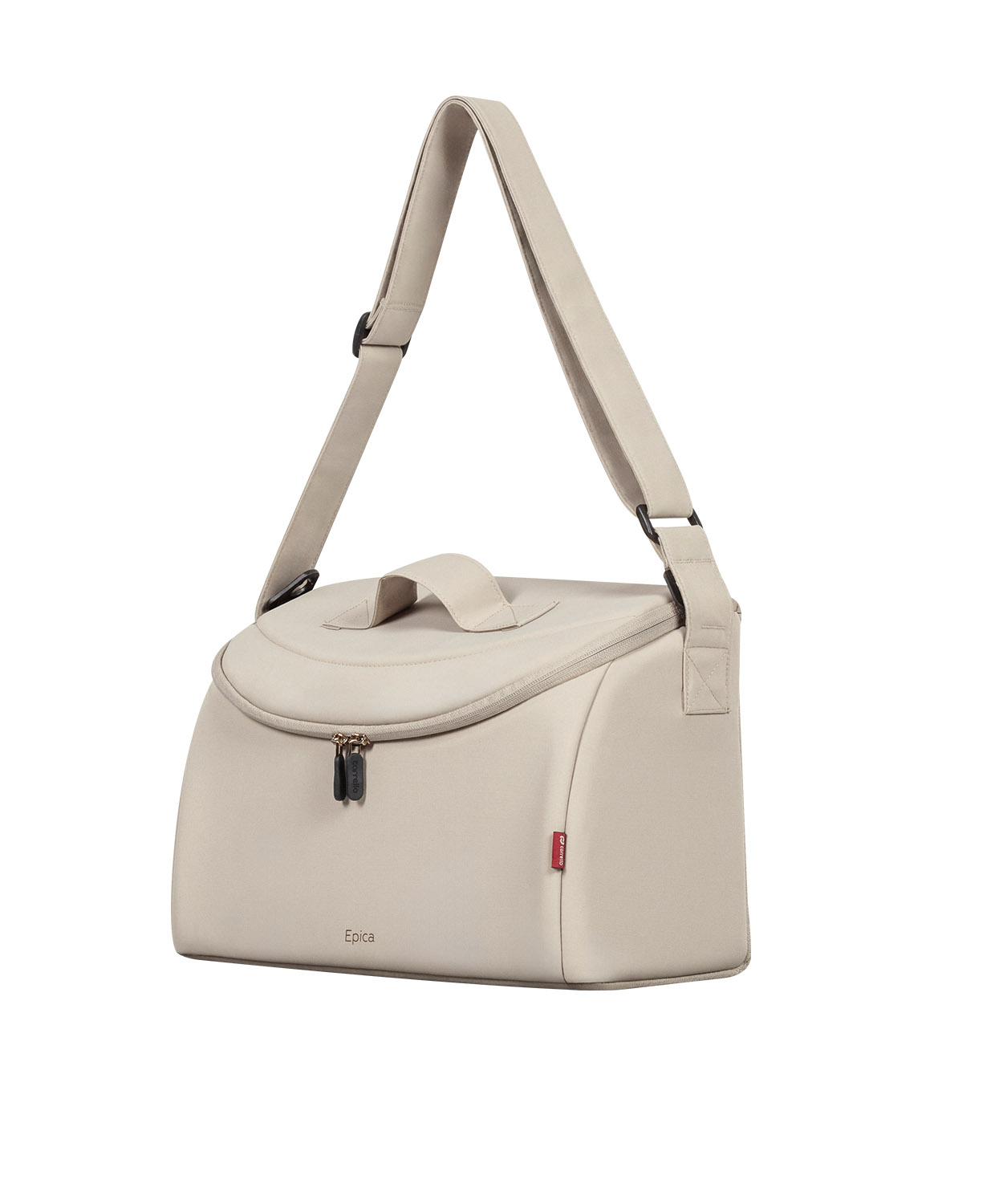 Cochecito universal Epica 3 en 1 2025 la bolsa de cambio se fija al marco del cochecito. 