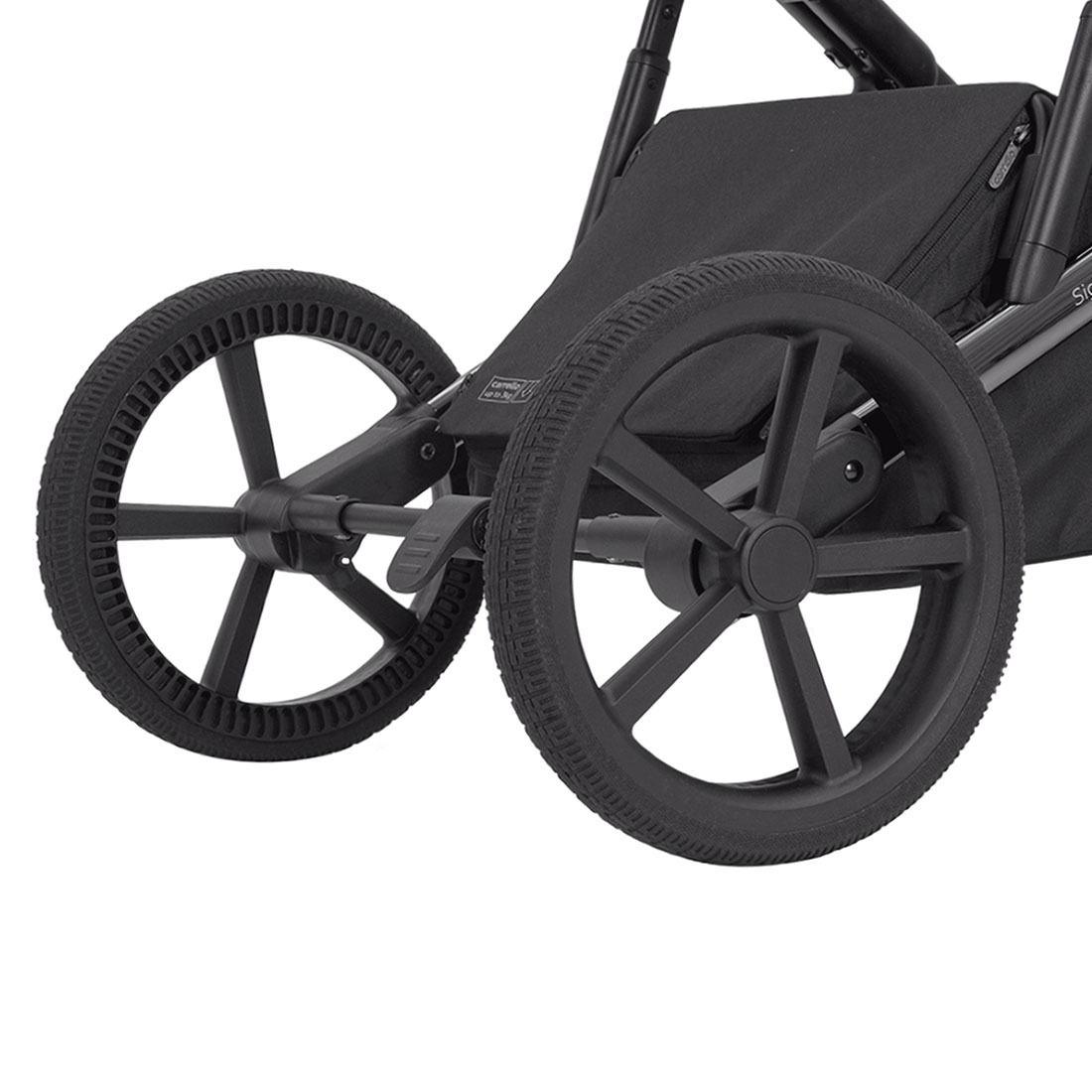 Универсальная коляска Sigma 3 в 1 CRL-6529 ANIM Адаптивная амортизация смягчит ход коляски и поглотит избыточную вибрацию.