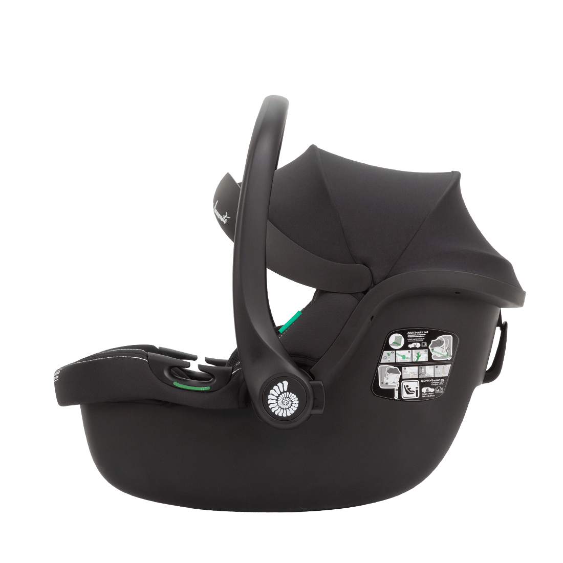 Asiento de coche Ammonite + base 2025 mango Ajustable.