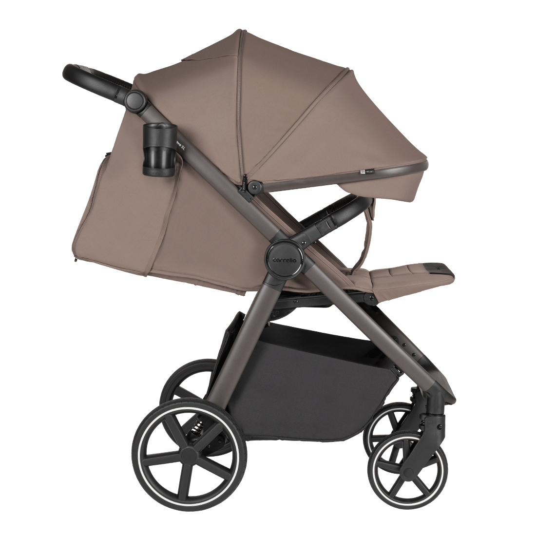 Cochecito Bravo SL Deluxe 2025 ajuste del respaldo en tres posiciones
