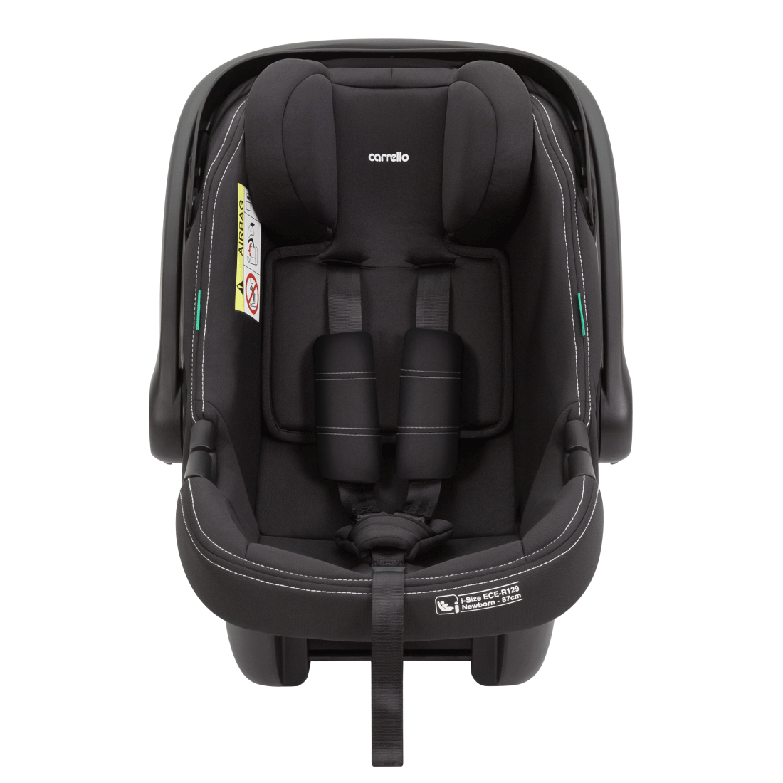 Asiento de coche Ammonite + base 2025 ajuste de reposacabezas y correas de hombro