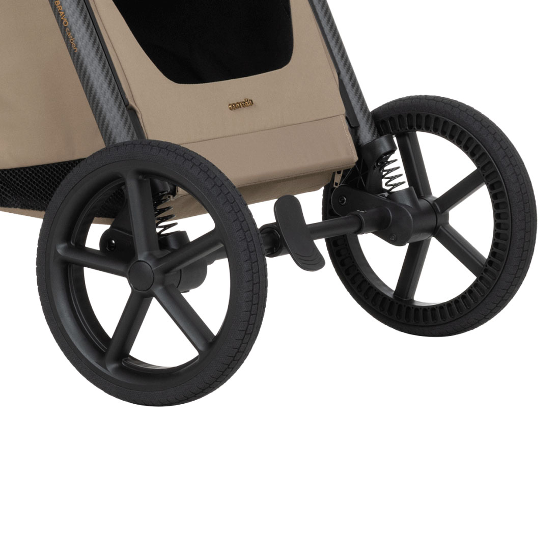 Cochecito Bravo Carbon 2025 amortiguadores Suaves